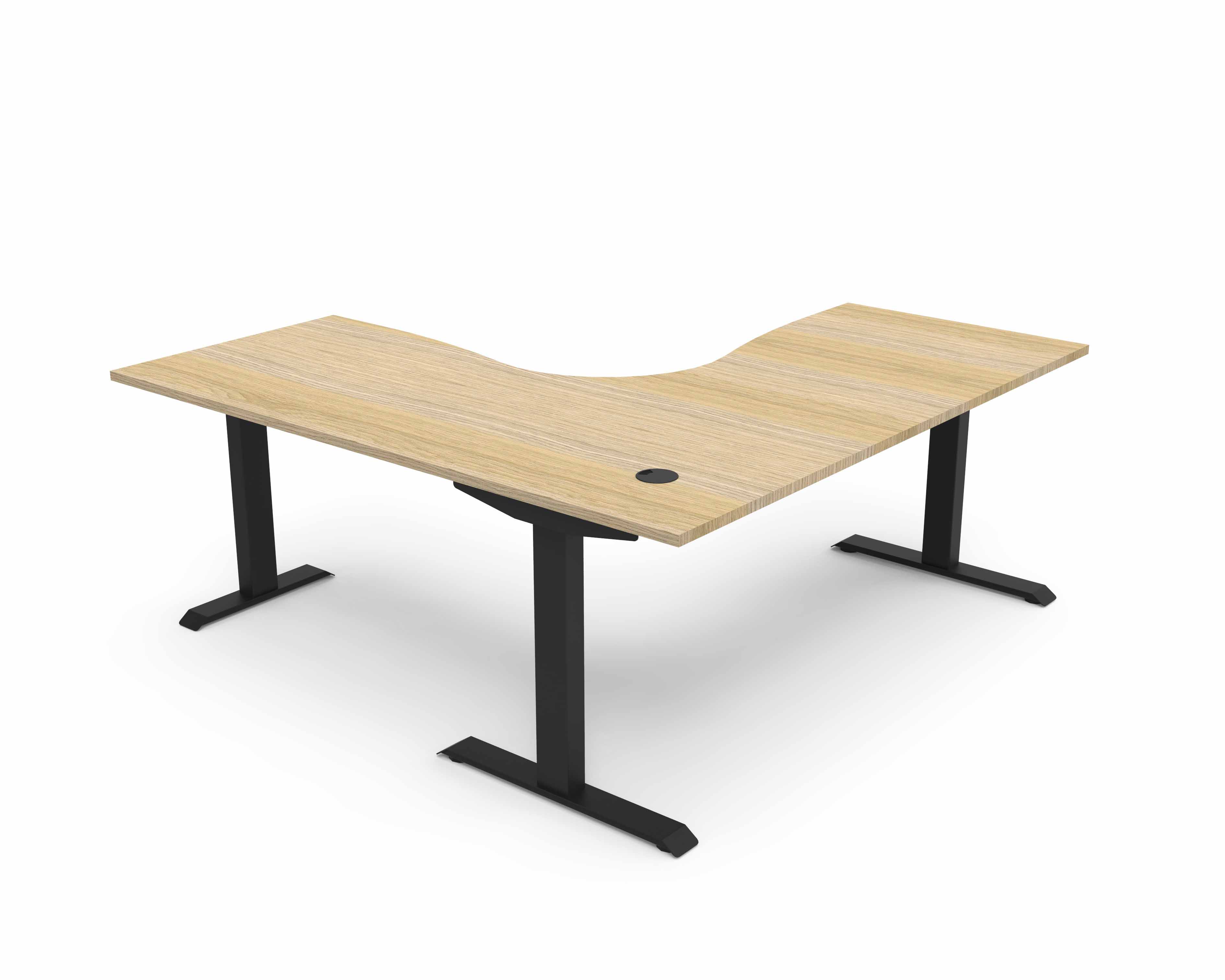 Boost Static Corner Desk 1500 x 1500 NOBS